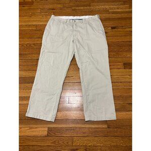 Polo Ralph Lauren Mens Chino Khaki Pants Sz 40X30 Beige Relaxed Fit Cotton Twill